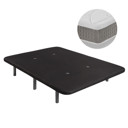 Bed frame and Ergo-Relax Plus mattress Set | BLACK