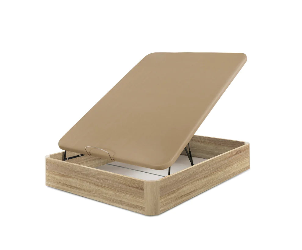 Wooden Canapé Pack + Paris spring mattress + Pillow Gift | OAK