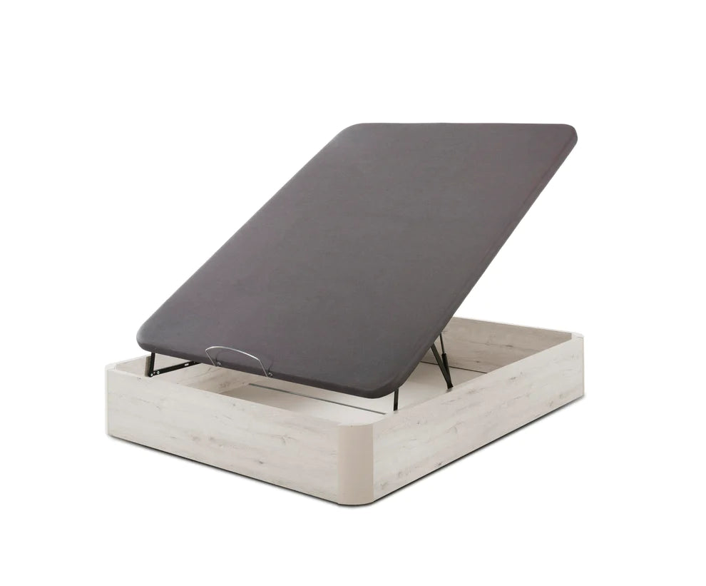 Wooden Canapé Pack + Paris spring mattress + Pillow Gift | NORDIC GRAY