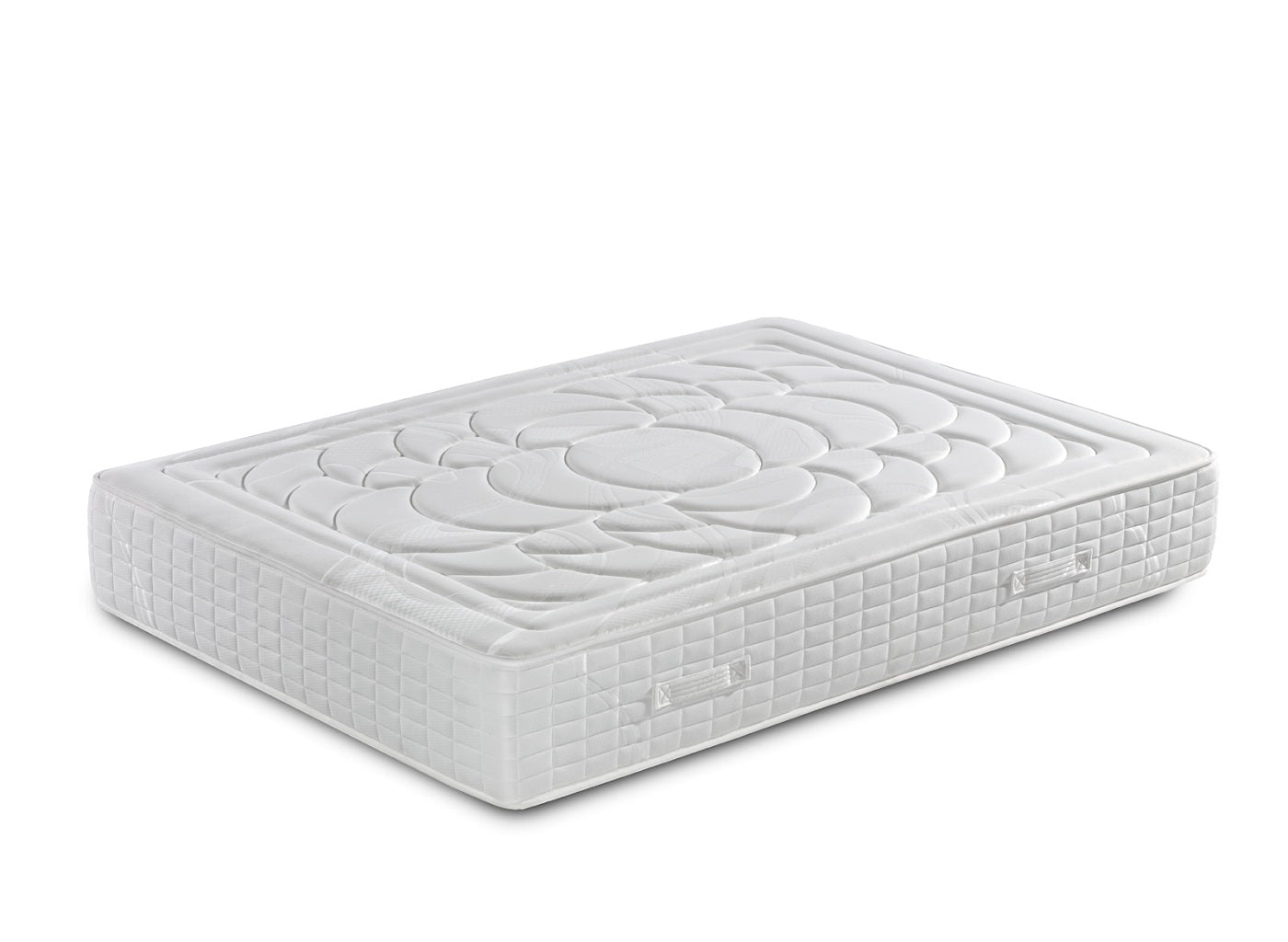 Pack Leatherette Canapé and Spring Mattress Paris | WHITE