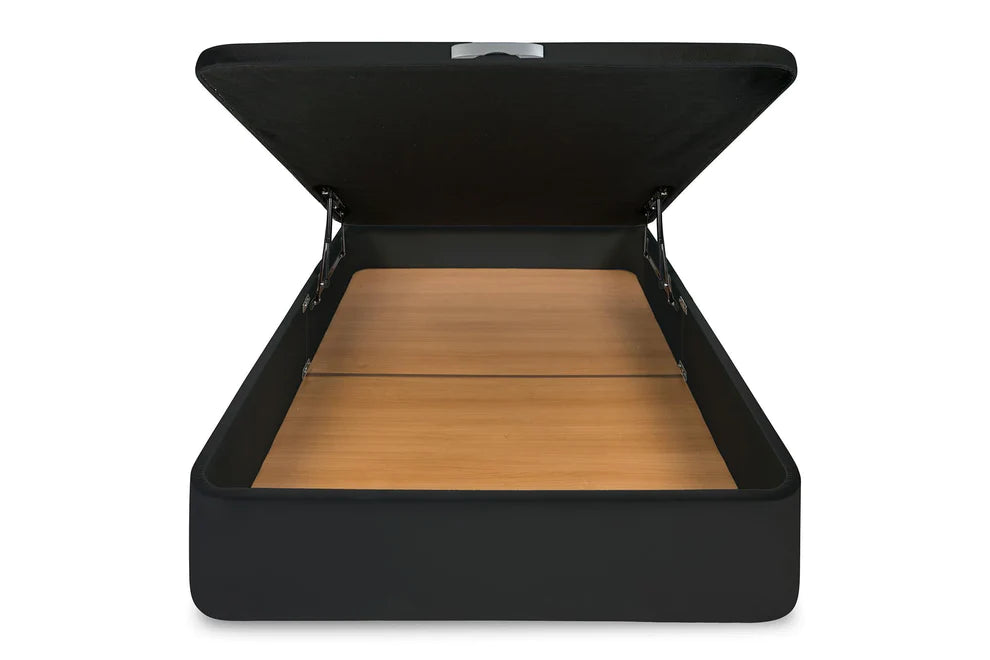 Deluxe Leatherette Canapé Large Capacity | NEGRO