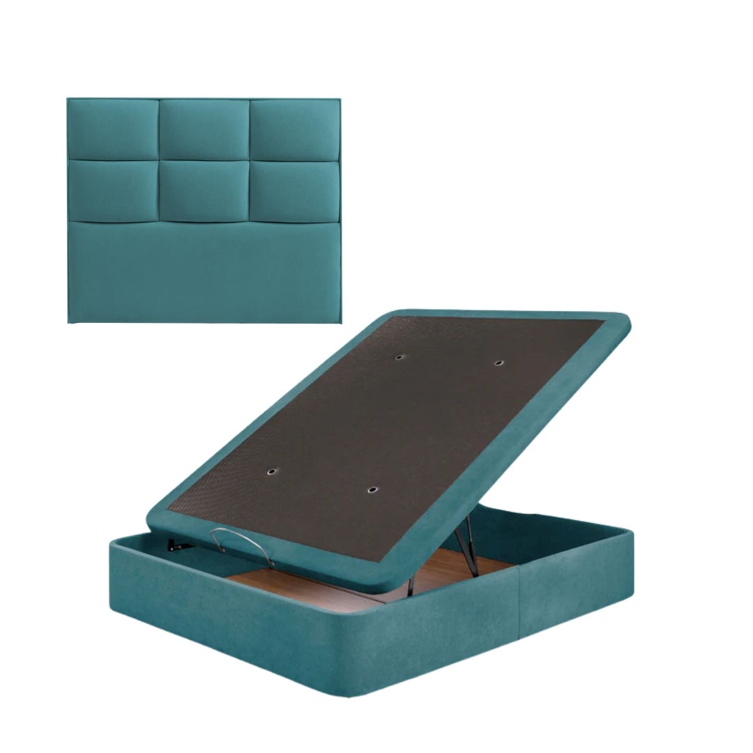 Pack Deluxe de Cabecero Iris y Canapé: Elegancia para tu Dormitorio colores natural