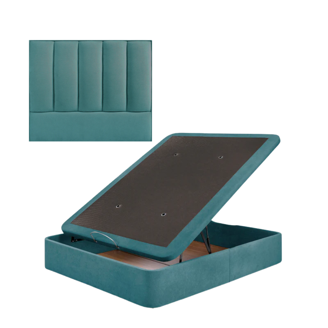 Pack Deluxe de Cabecero Atenea y Canapé: Elegancia para tu Dormitorio colores natural