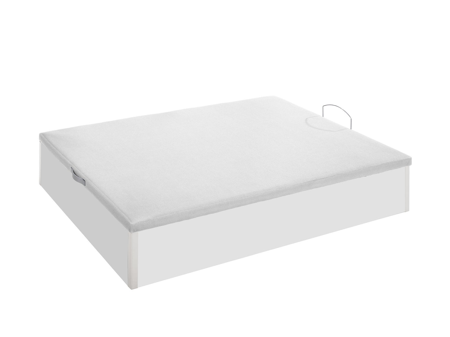 Basic White Wooden Canapé Pack and Deluxe Toscana Mattress  | 21 cm
