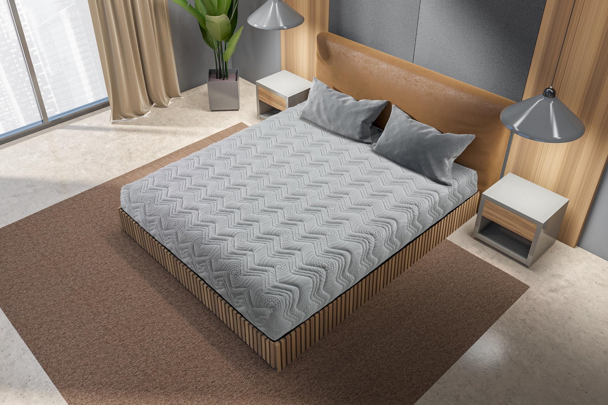 Colchón lavable de látex natural importado de caucho natural puro colchón  espesado hogar Dormitorio, 1.0 in, 200x220cm (79x86in)
